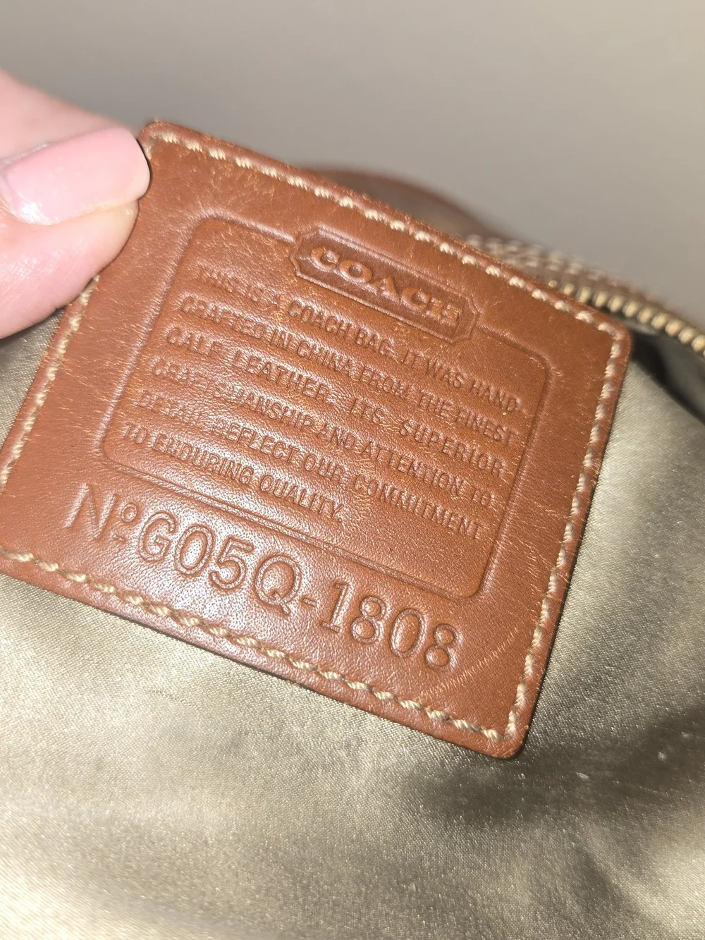 Coach Legacy Gallery Handbag